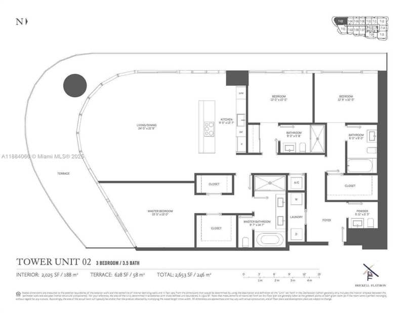1000 Brickell Plz # 3302, Miami FL 33131