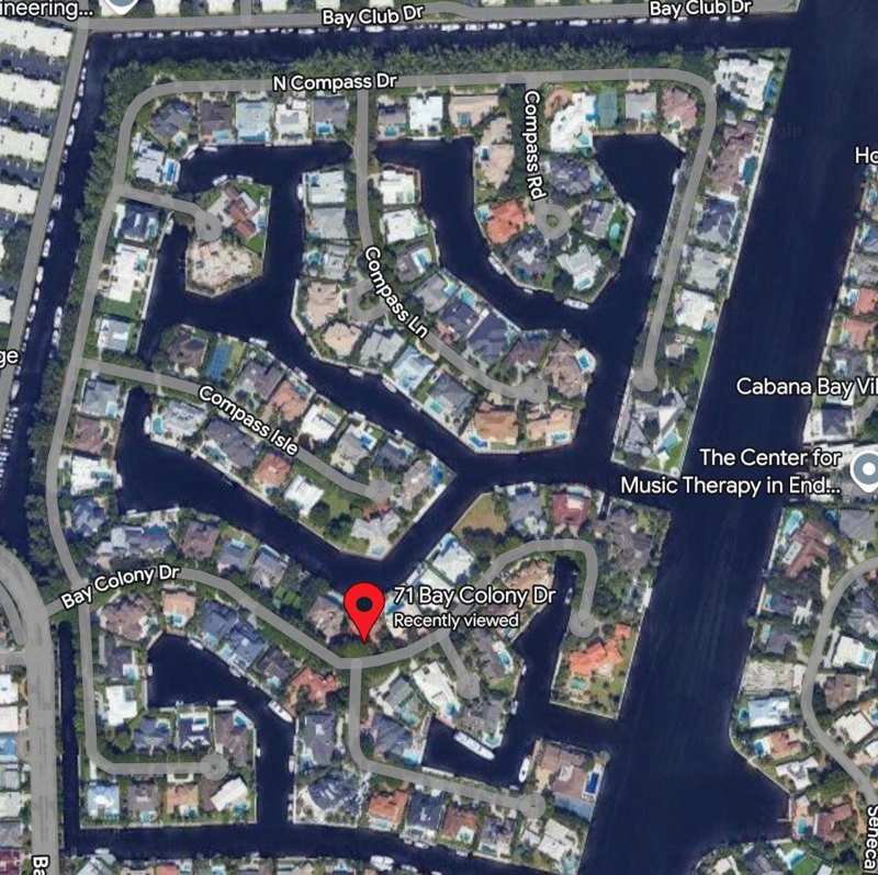 71 Bay Colony Drive, Fort Lauderdale FL 33308