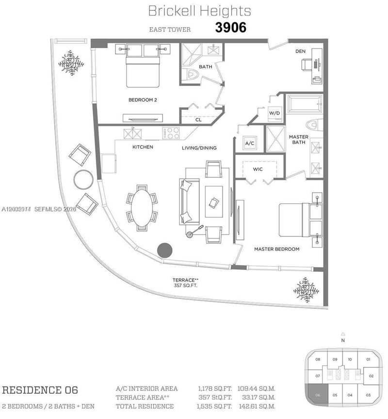 45 SW 9th St # 3906, Miami FL 33130
