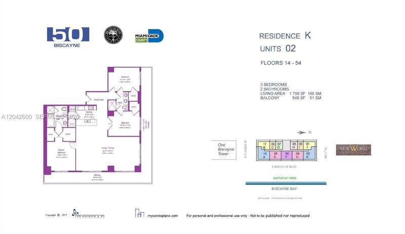 50 Biscayne Blvd # 5202, Miami FL 33132