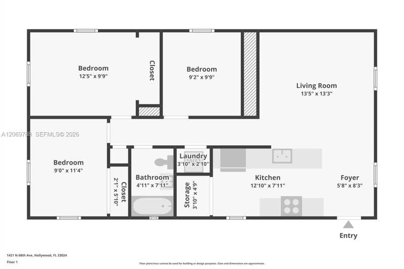 1421 N 68th Ter # 1421, Hollywood FL 33024